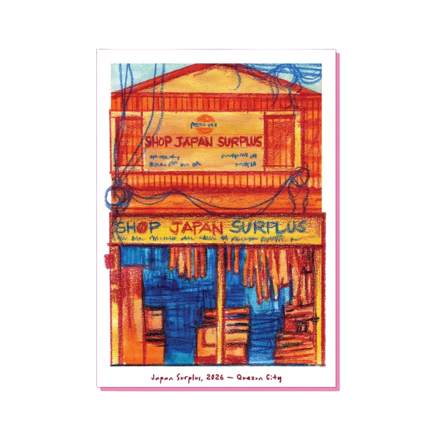 Japan Surplus - Sketch Postcard