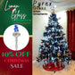 Crochet Glass Hanging Christmas Ornaments with Gold Leafing