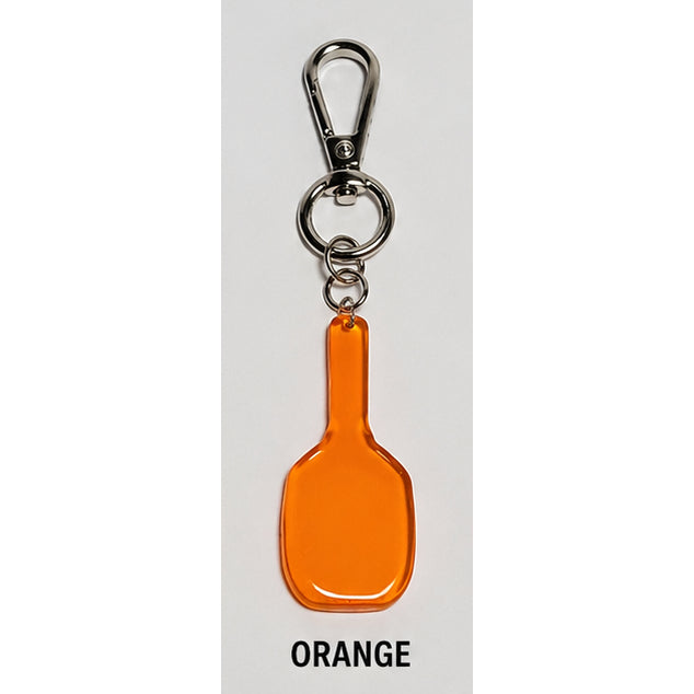 Glass Pickleball Paddle Keychain