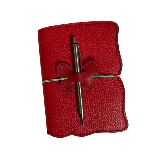 A6 Butterfly Folio with Bow Pen HolderI Journal Cover I Traveler’s Notebook