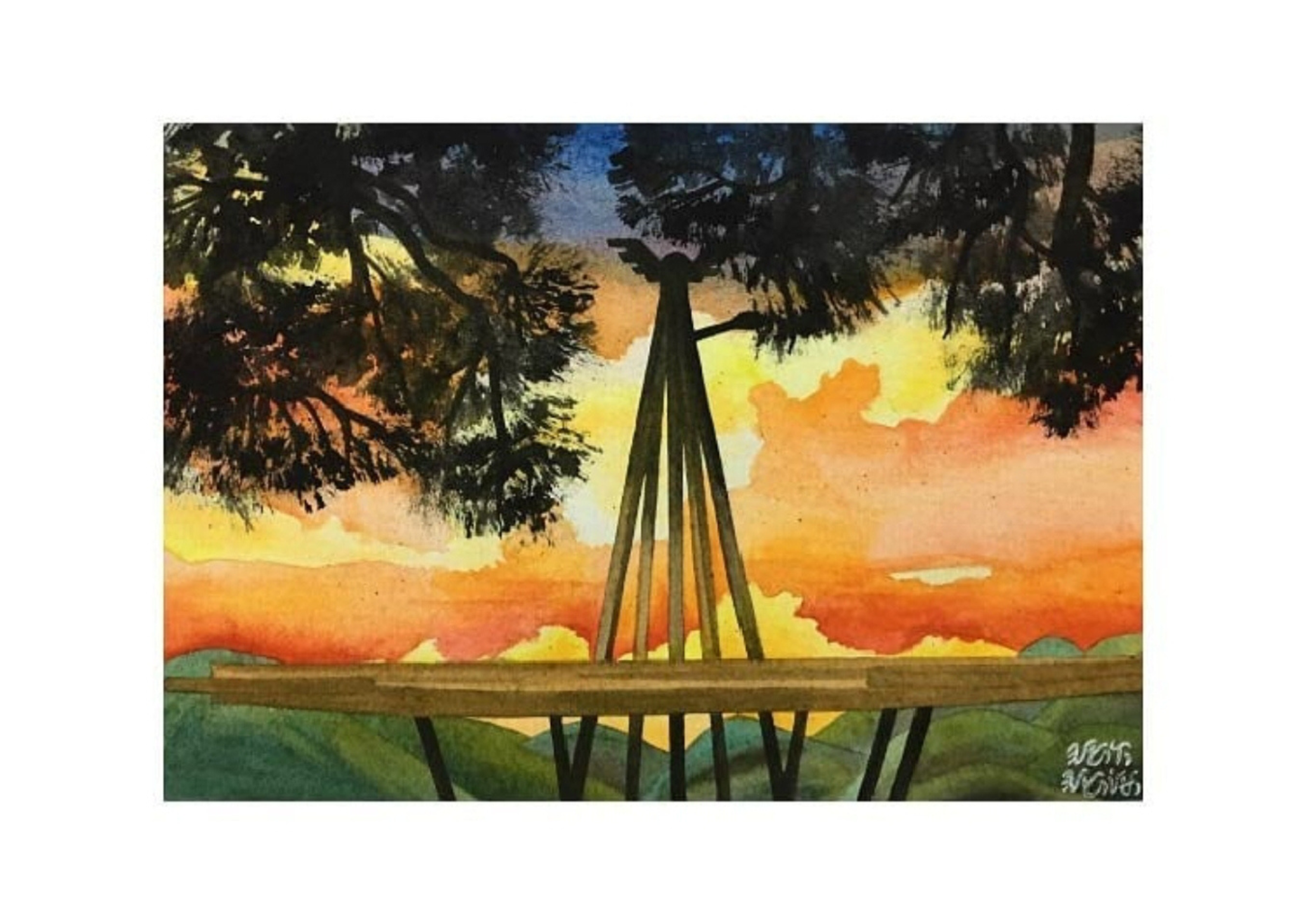 Mines View Postcard