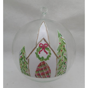 Glass 4.5" Ball Christmas Ornaments