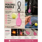 Glass Pickleball Paddle Keychain