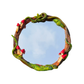 Mushroom Clay Mirror