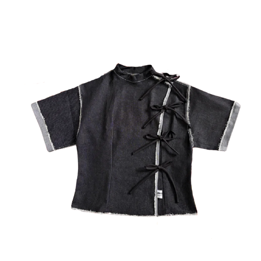 Cheongsam City black Shortsleeves