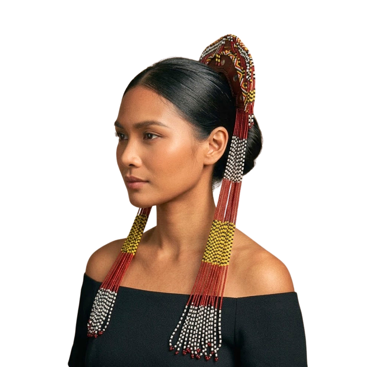 Suwat: T’boli Beaded Wooden Comb.