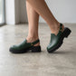 Pya Mules (Emerald Green)