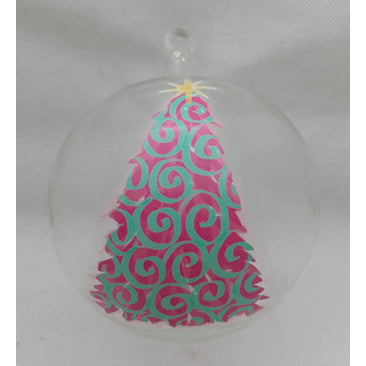 Glass 4.5" Ball Christmas Ornaments