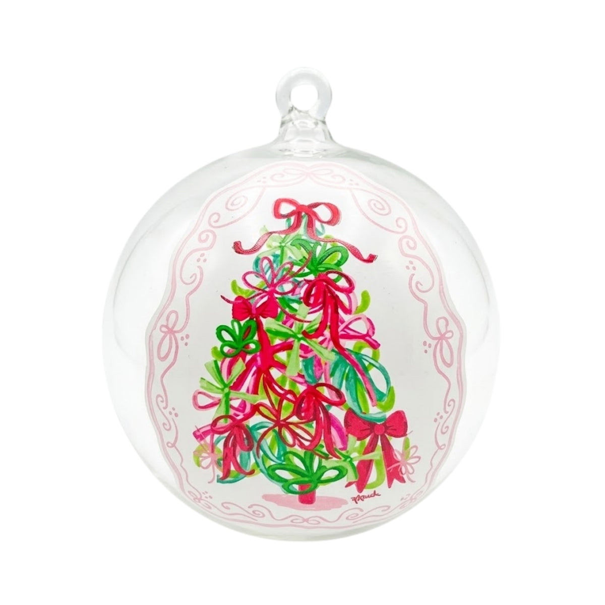 Glass 4.5" Ball Christmas Ornaments
