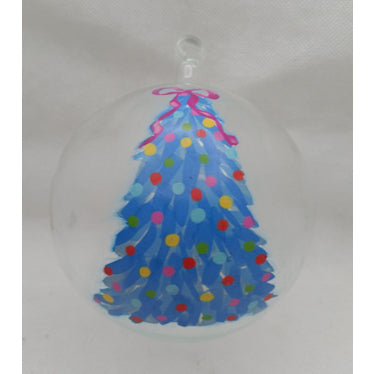 Glass 4.5" Ball Christmas Ornaments