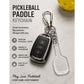 Glass Pickleball Paddle Keychain