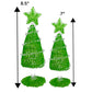 Mini Glass Christmas Tree for Table Decor