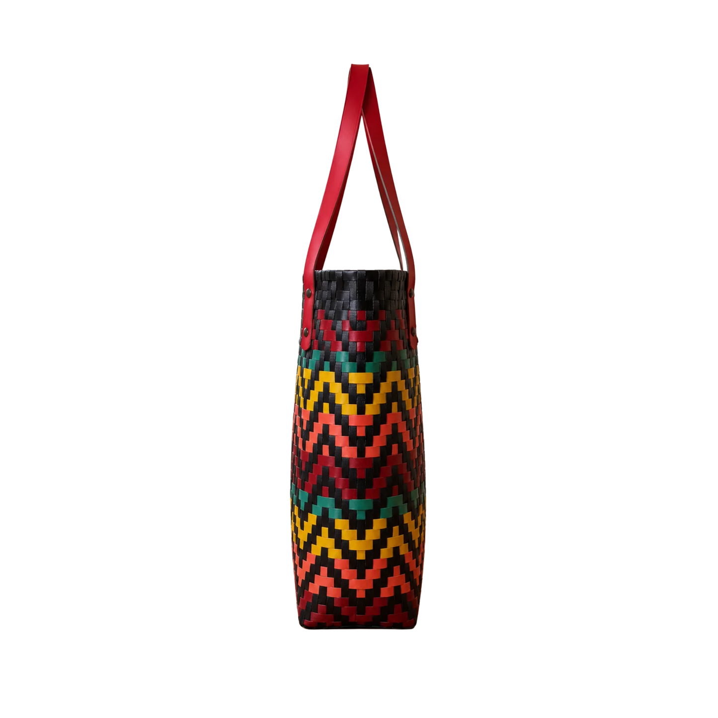 HALO-HALO – Handwoven Tote Bayong with Leather Handles (Pre-order)