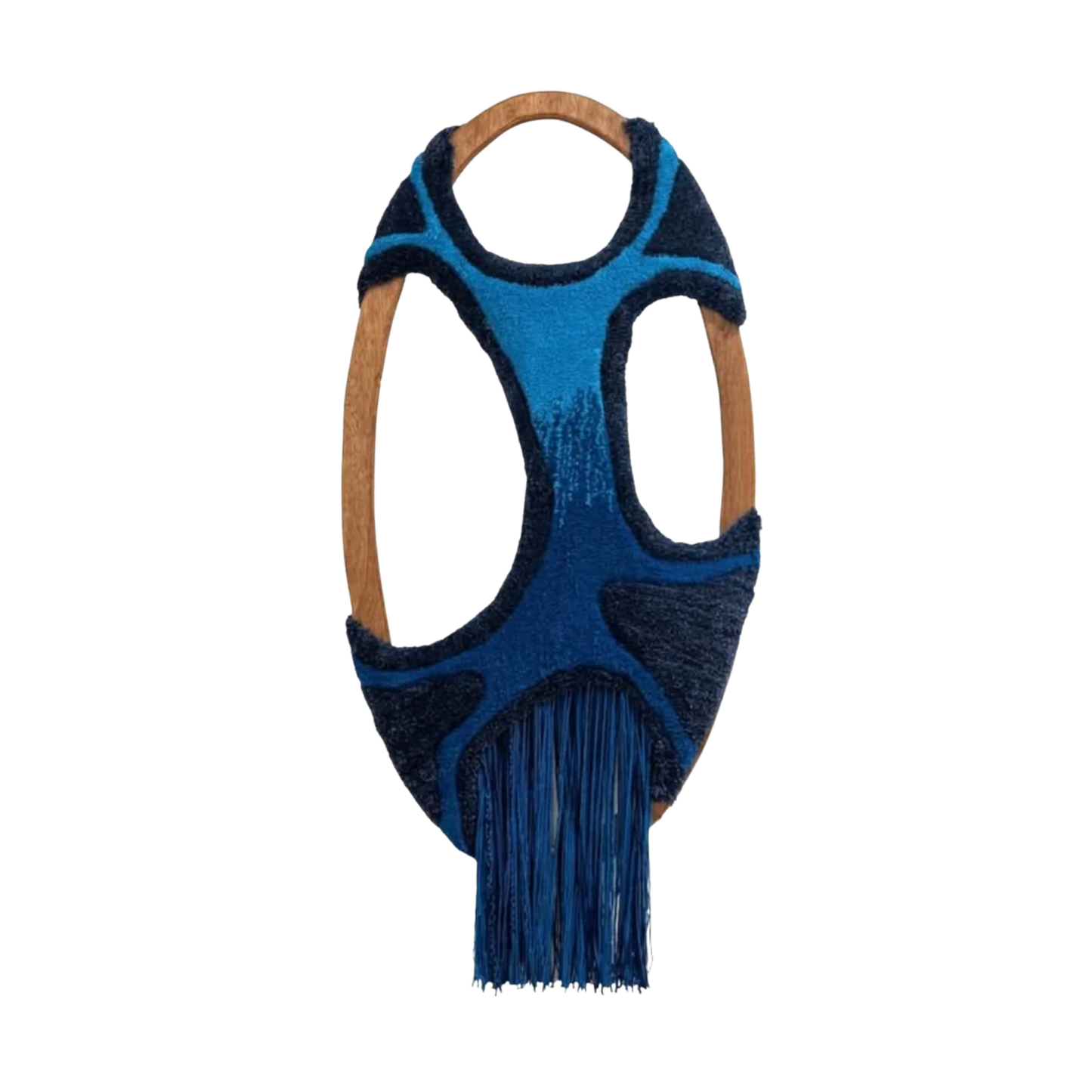 DENIAL Tufted Fiber Art | One-of-a-Kind Contemporary Textile Sculpture