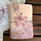 Hand-Painted, Hand-Stitched Leather Journal & Traveler's Notebook Cover | Blooms