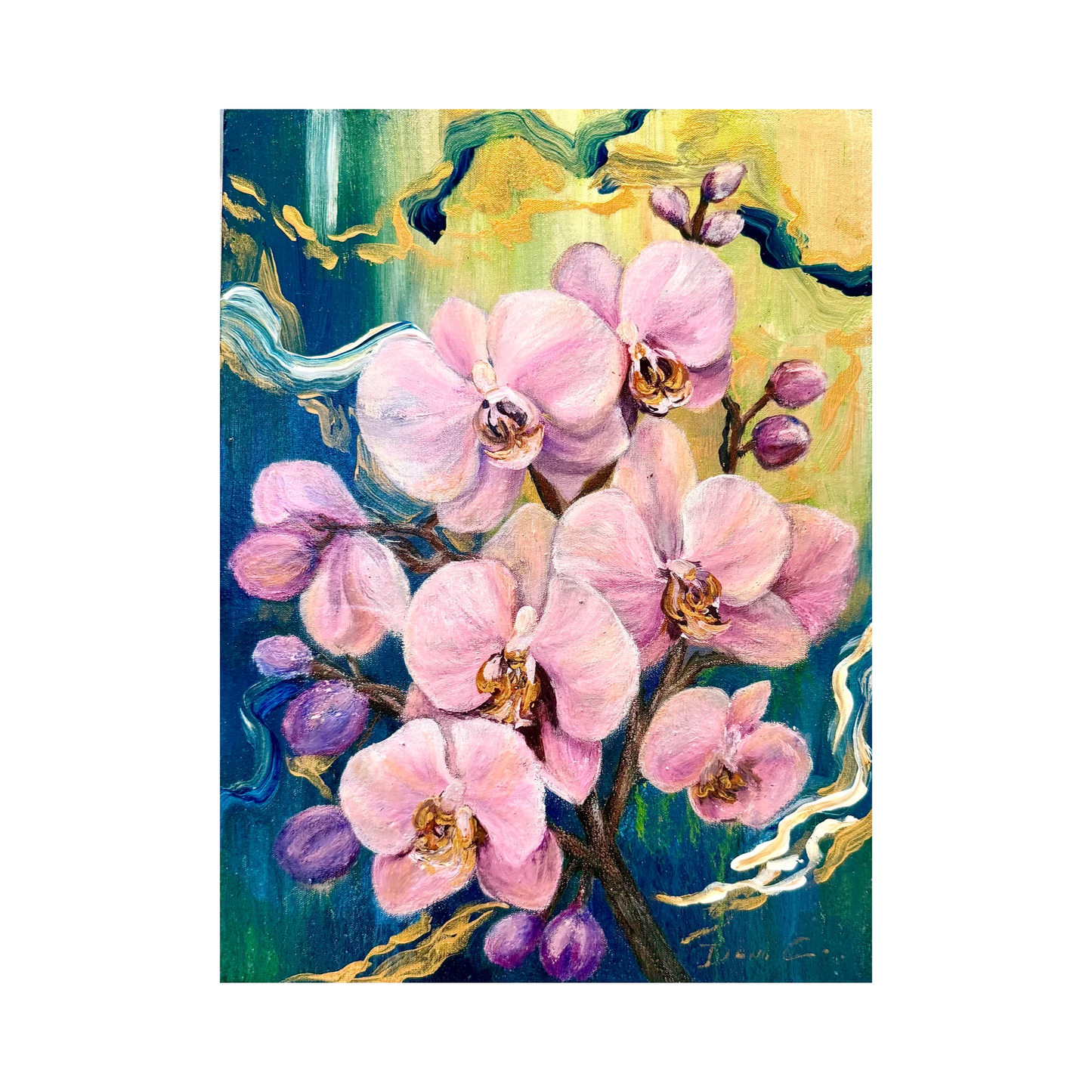 Blooming Through the Seasons (12 in. x 16 in.)