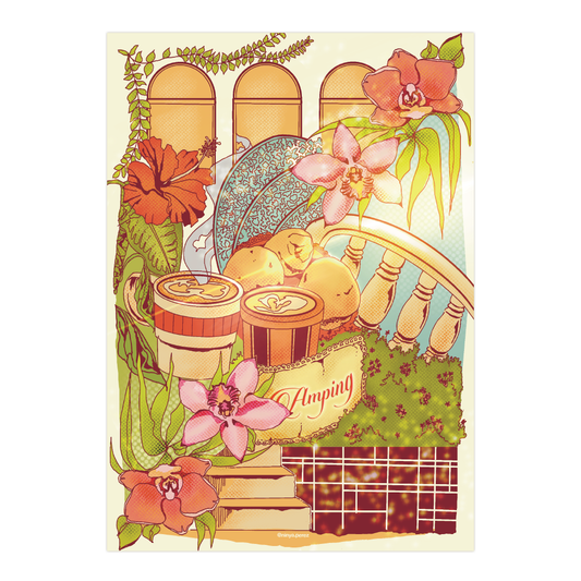 Amping A4 Art Print