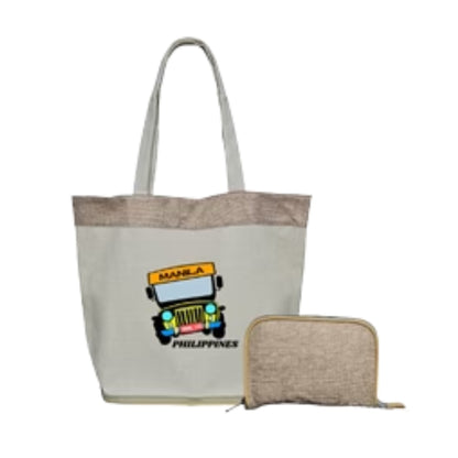 Sharon Bag Jeepney (Foldable Canvas Bag)