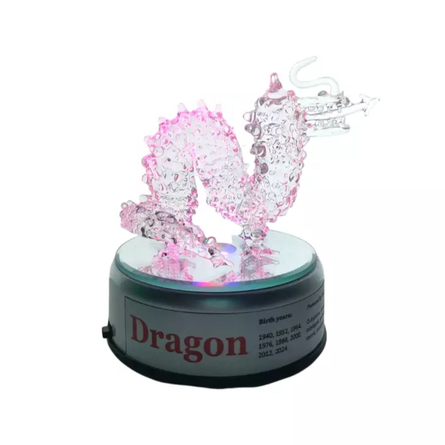 Chinese Zodiac Sign Animal Glass Figurine