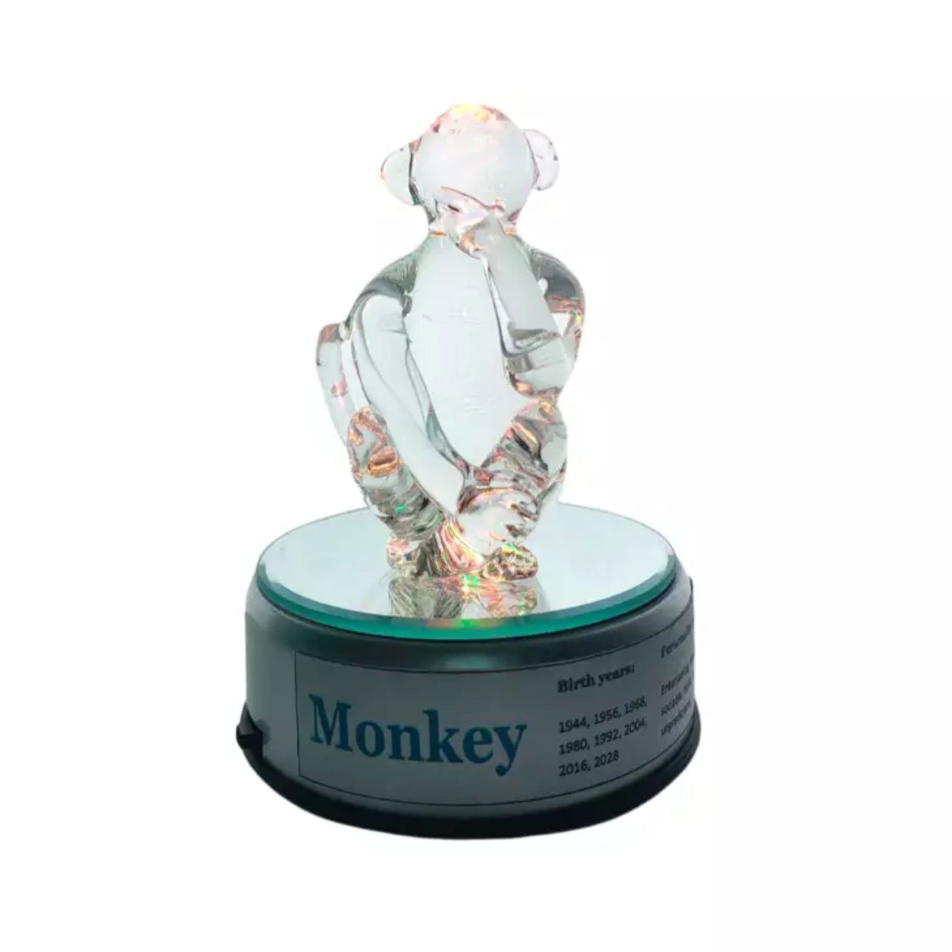 Chinese Zodiac Sign Animal Glass Figurine