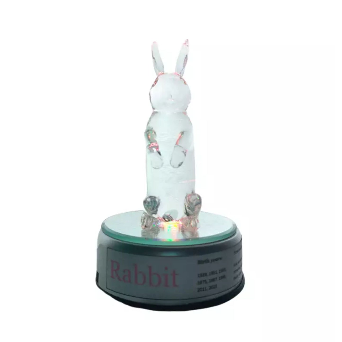 Chinese Zodiac Sign Animal Glass Figurine