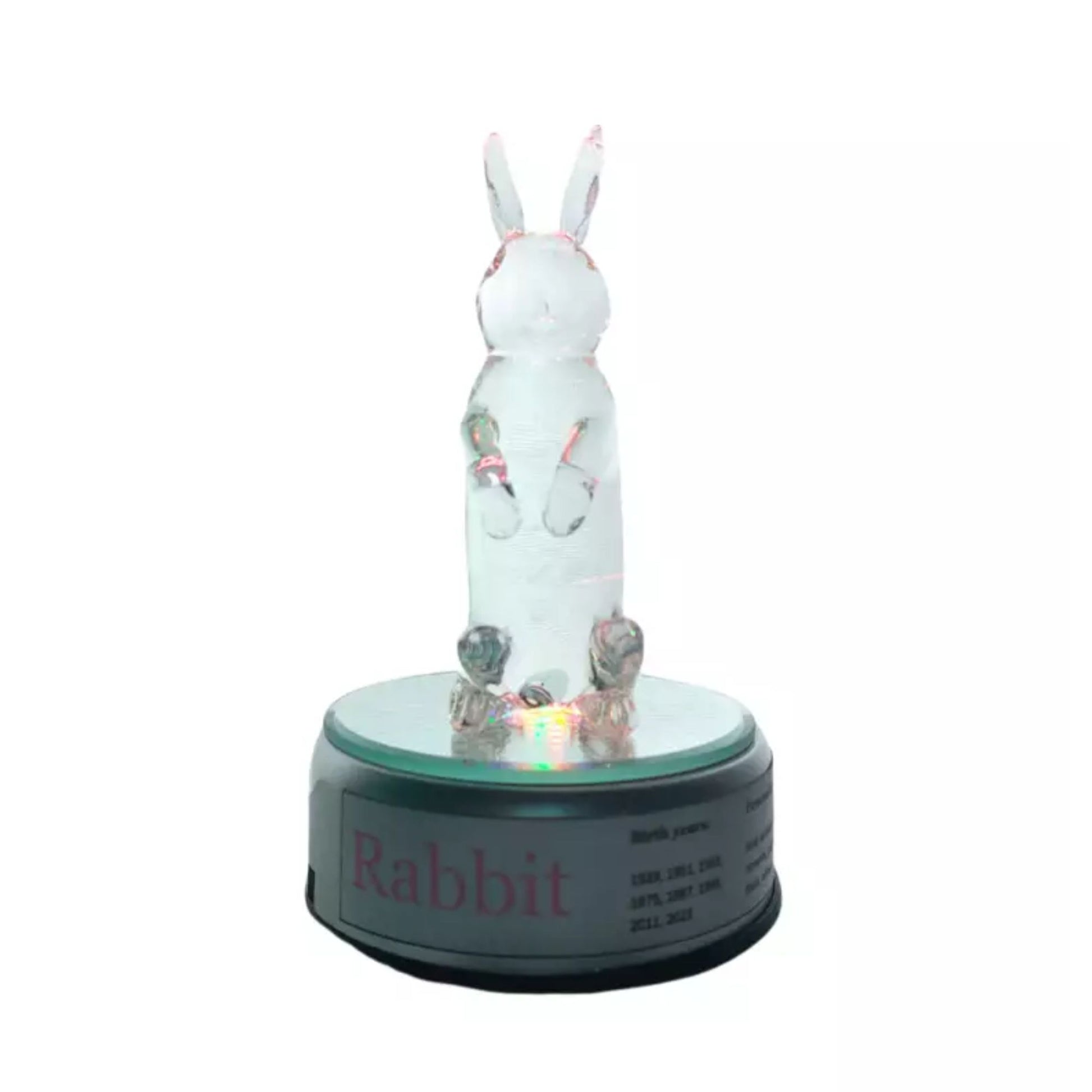 Chinese Zodiac Sign Animal Glass Figurine