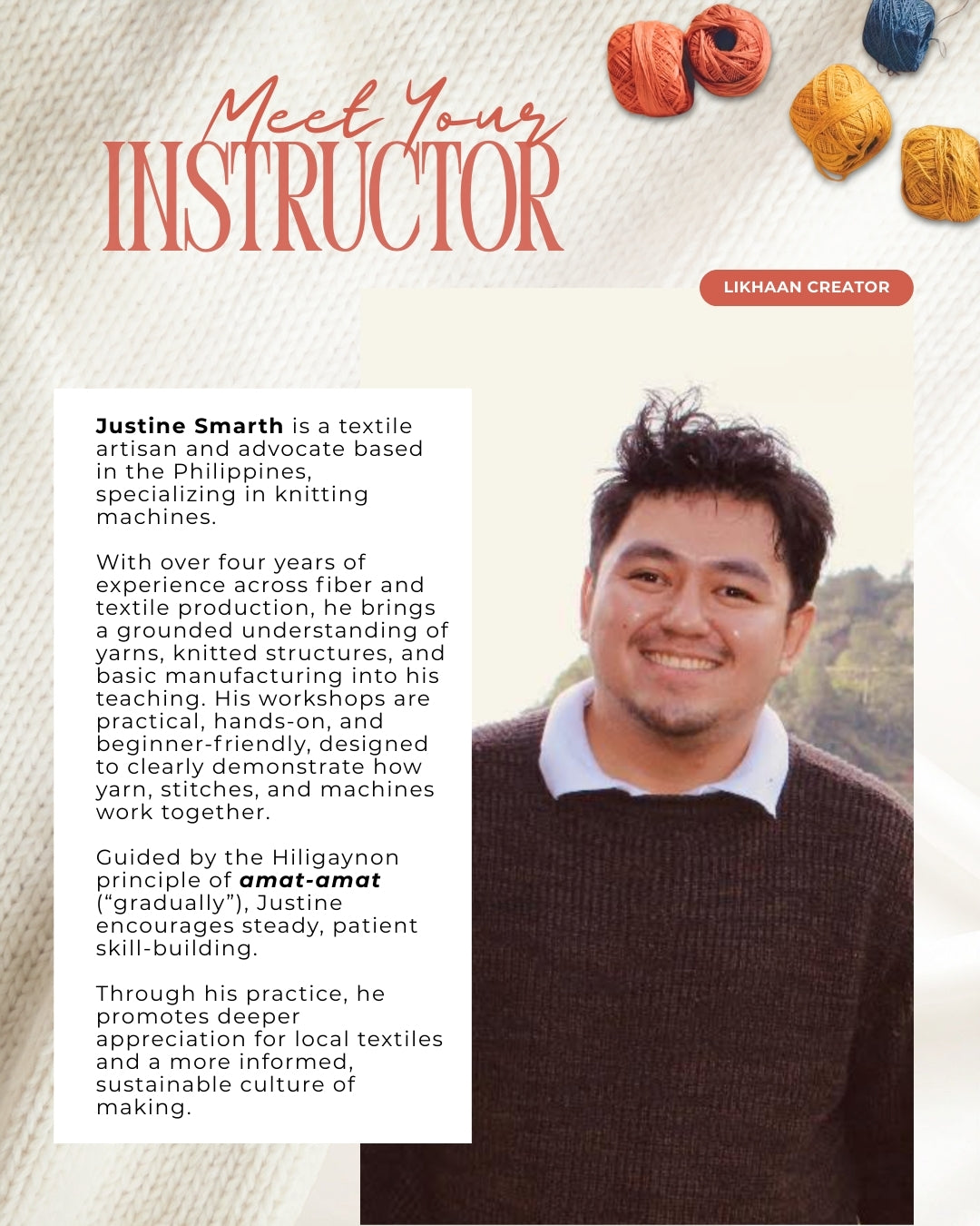 Amat-Amat Workshop: Introduction to Machine Knitting (February 21)