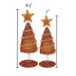 Mini Glass Christmas Tree for Table Decor
