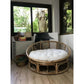 Ilokana Handicrafts 36" D Nordic Rattan Papasan Chair with Cushion