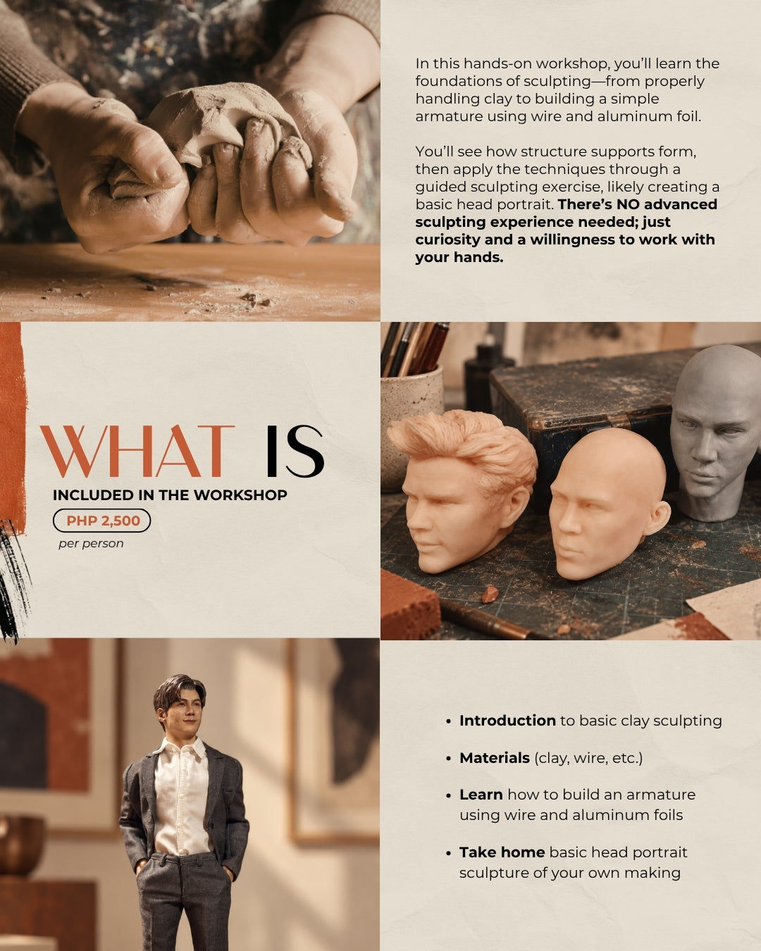 OFF SKIN: Basic Clay Sculpting Workshop