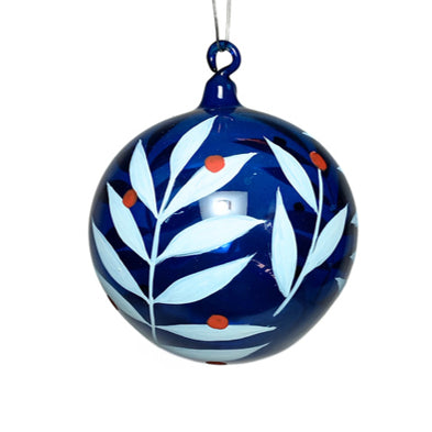 Glass 4.5" Ball Christmas Ornaments Colored