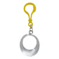 Glass Ring Pendant Keychain