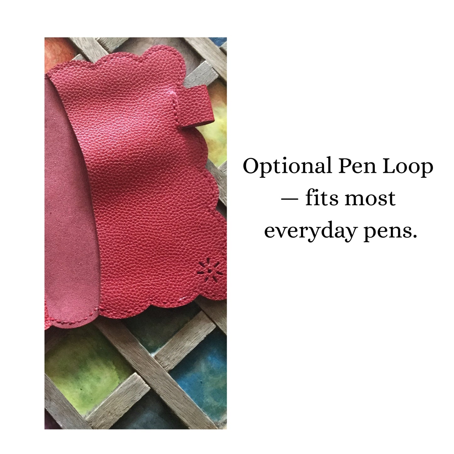 A6 Folio with Bow Pen Holder I Journal Cover I Traveler’s Notebook