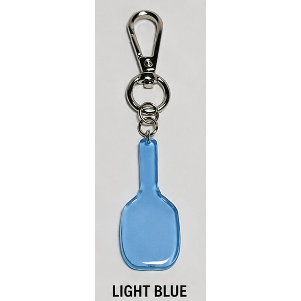 Glass Pickleball Paddle Keychain