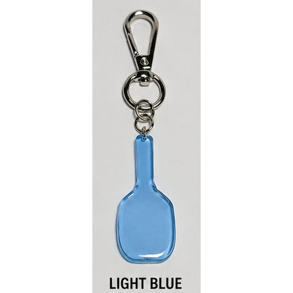 Glass Pickleball Paddle Keychain