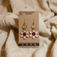 "Flora" Wood x Leather Earrings