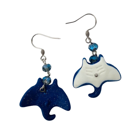 Manta Ray Earrings