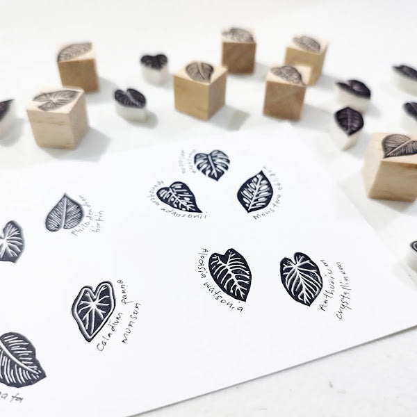 Mini Leaf Stamp Collection