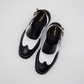 Yna Oxford Mules - Black & White (Pre-order)