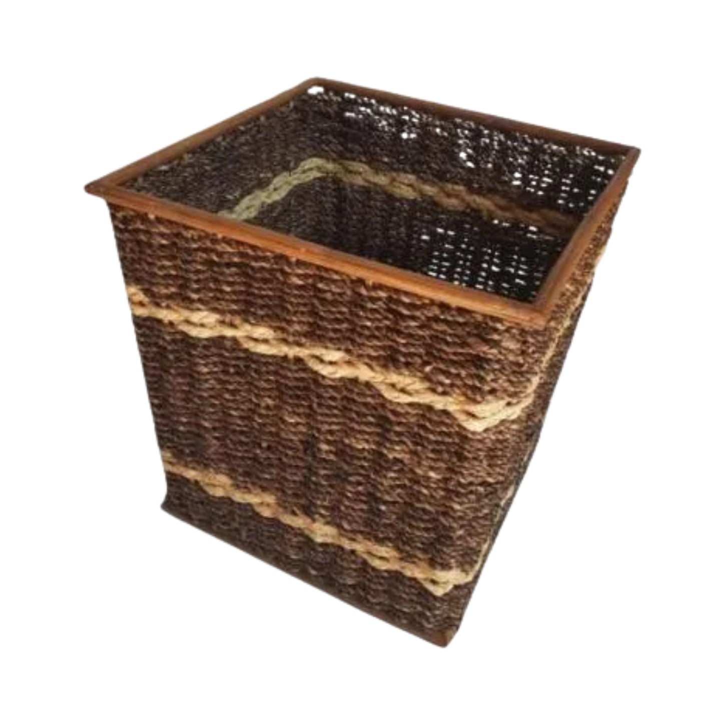 Ilokana Handicrafts Nordic Abaca Rattan Multipurpose Home Organizer