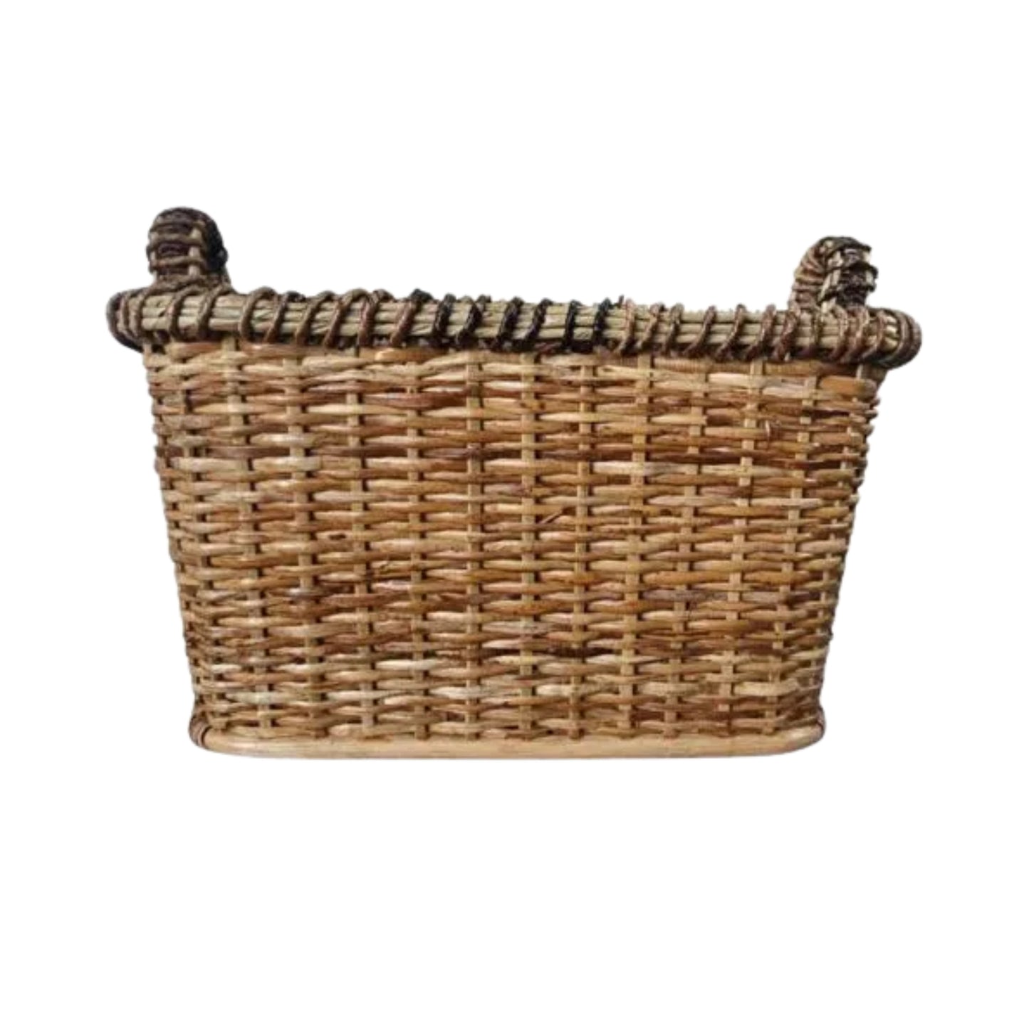 Rattan Storage box with ear handle