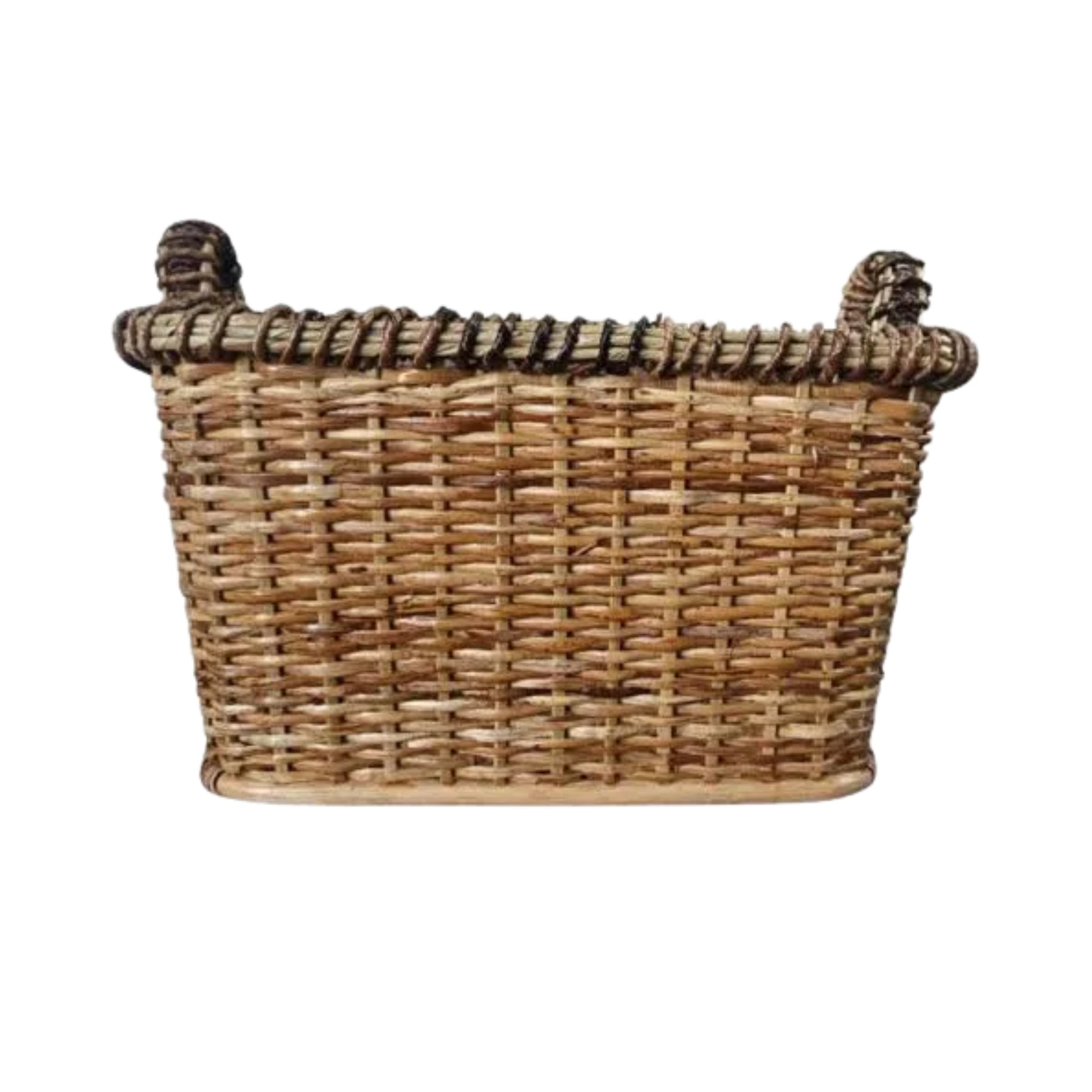 Rattan Storage box with ear handle