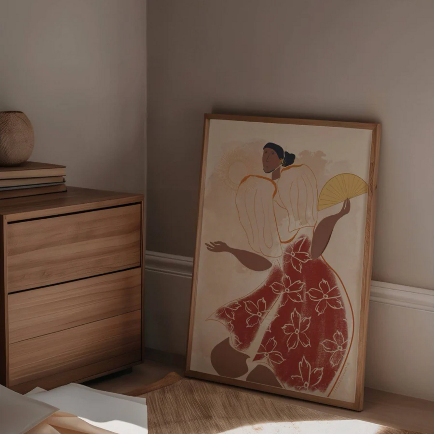 Abaniko (Fan) in Red (Limited Print)