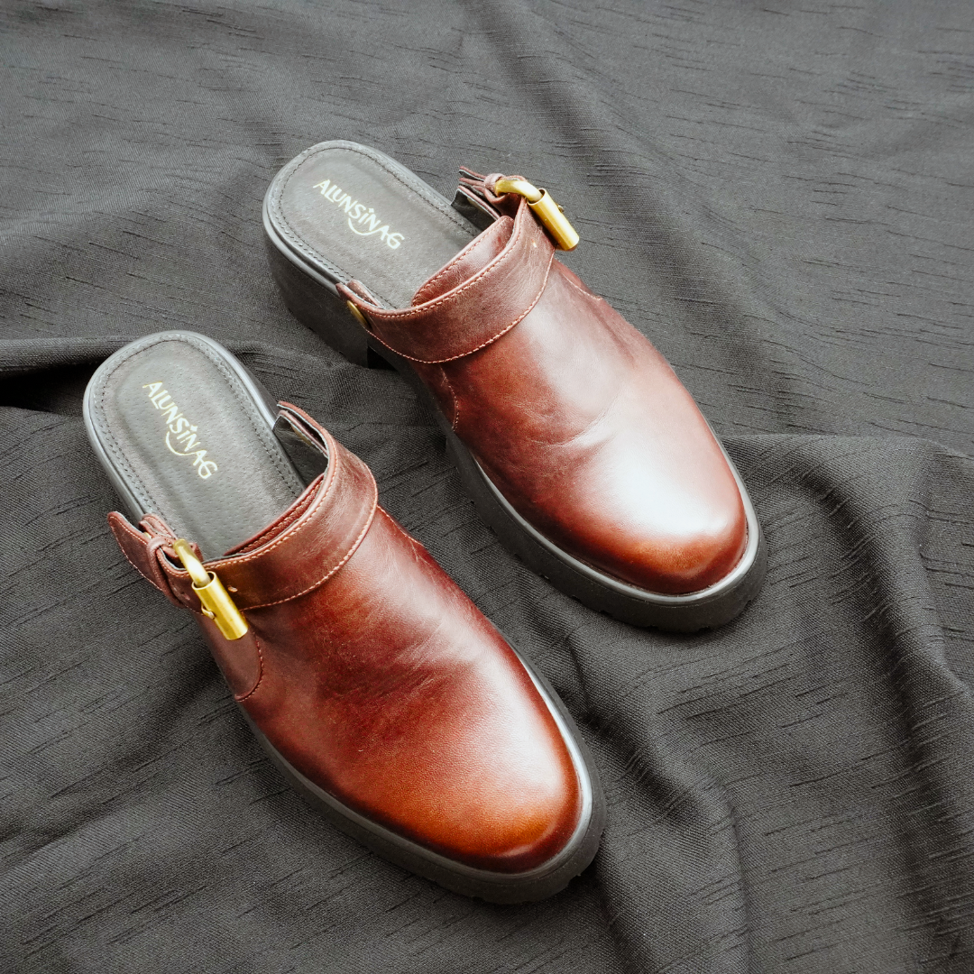 Pya Mules in Rabbit Leather