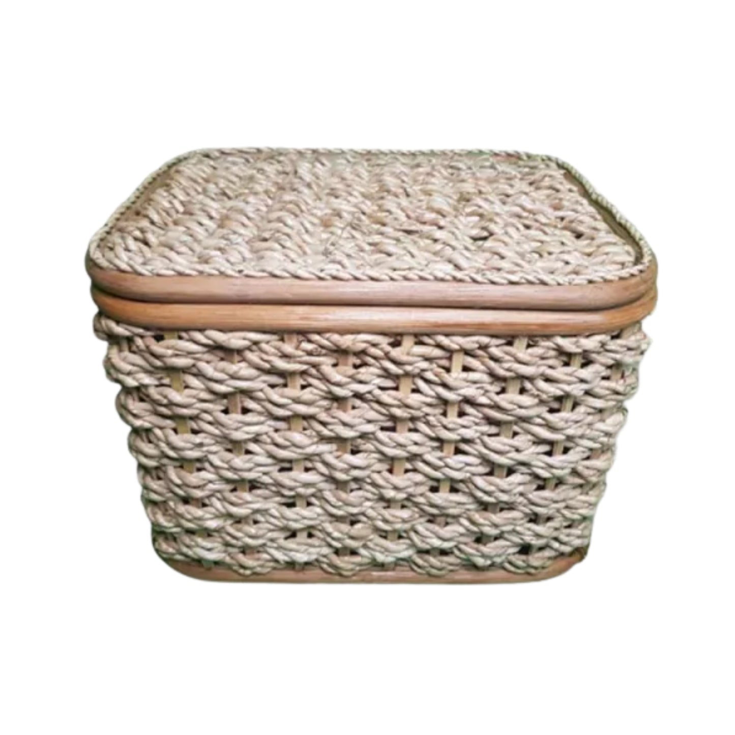 Ilokana Handicrafts Buri Storage Basket Organizer