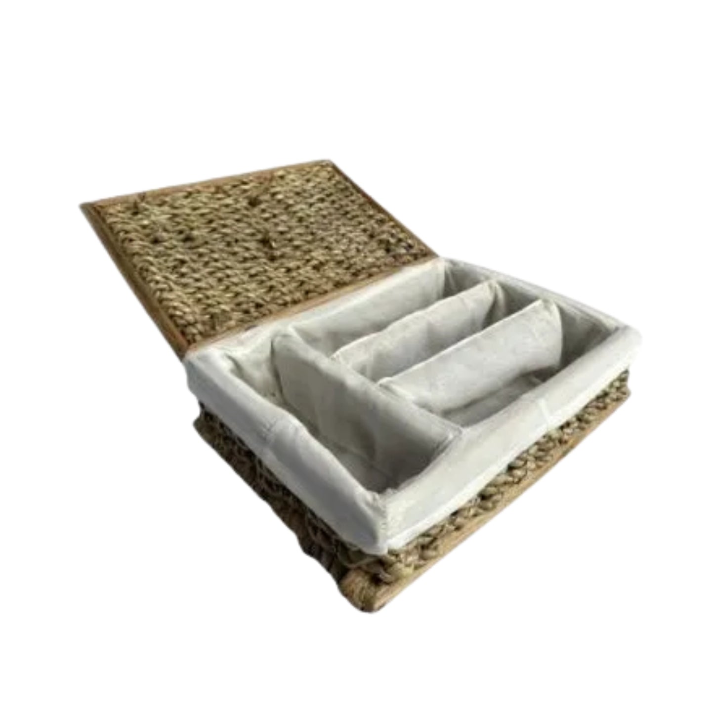 Ilokana Handicrafts Buri Utensils Cutlery Tray Organizer