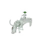 Carabao Cart Glass Figurine
