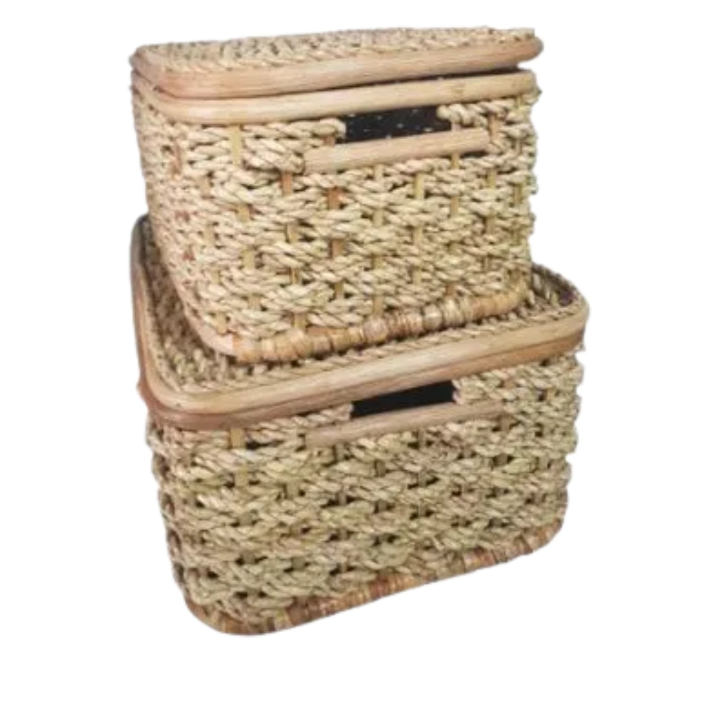 Ilokana Handicrafts Celestine Rattan Storage Box with Lid