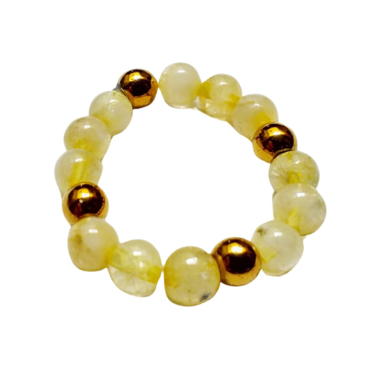 Jumimo by Vickit Citrine Stone Ring