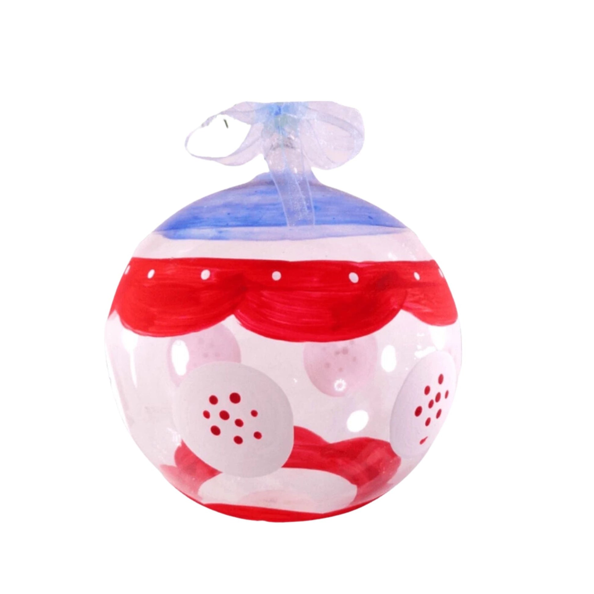 Colored Glass Christmas Ornaments